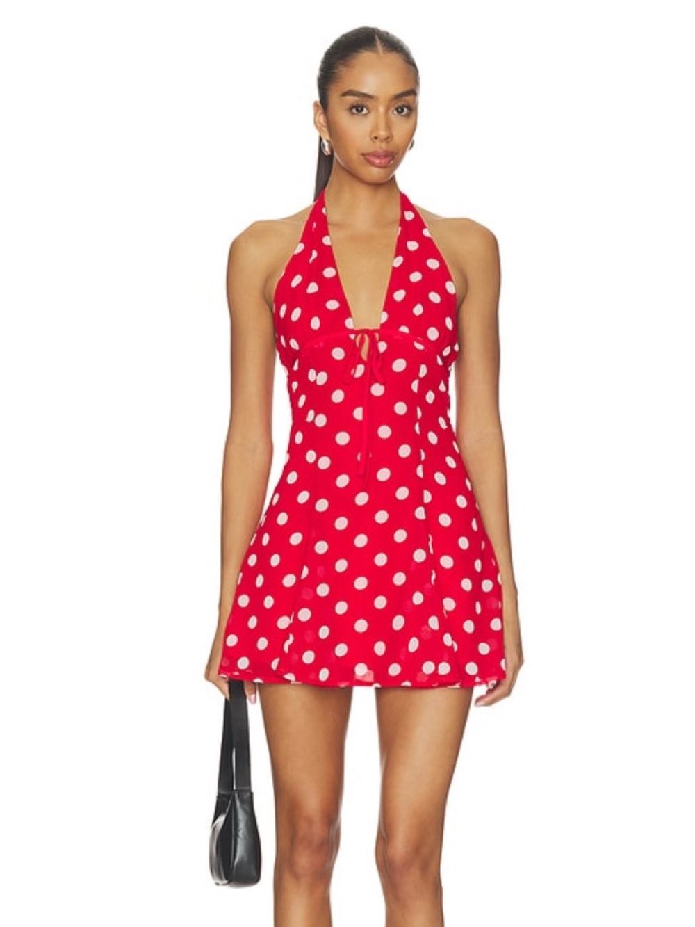 More To Come Olivea Halter Mini Dress
